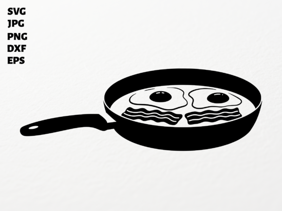 Bacon and Eggs SVG for Cricut