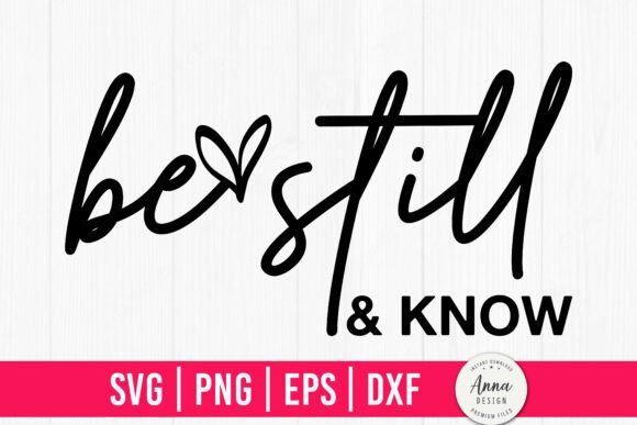 Be Still and Know SVG, Christmas SVG