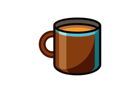 Brown Coffee Mug with Warm Beverage