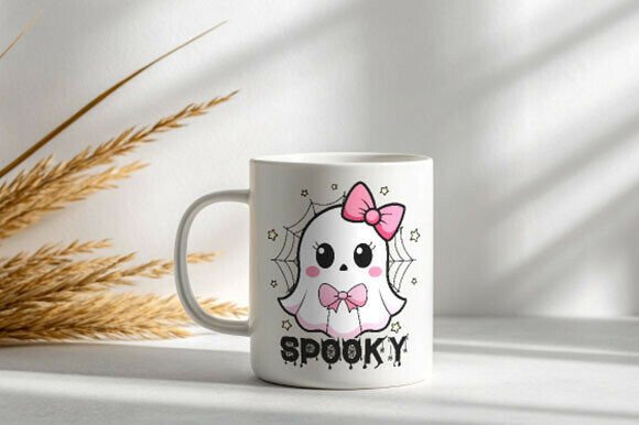 Coquette Halloween SVG, Spooky Ghost SVG