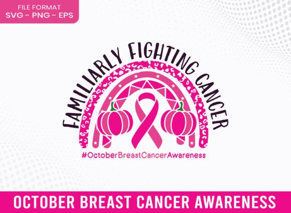 Fighting Breast Cancer Awareness SVG