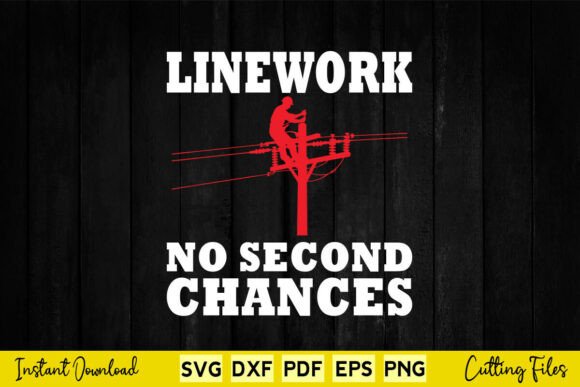 Linework No Second Chances Svg Cricut