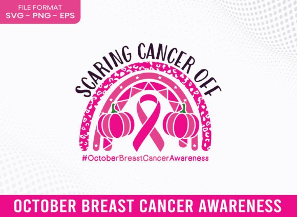 Scaring Breast Cancer Awareness SVG