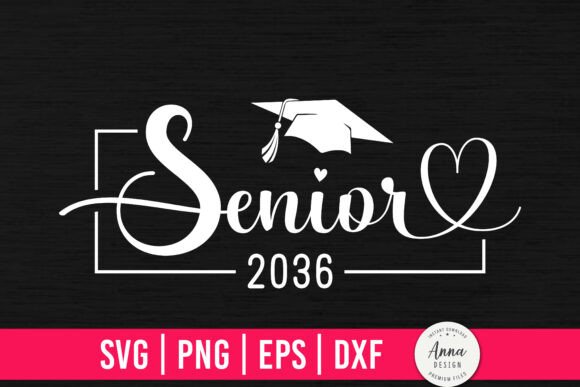 Senior 2036 Graduation SVG PNG
