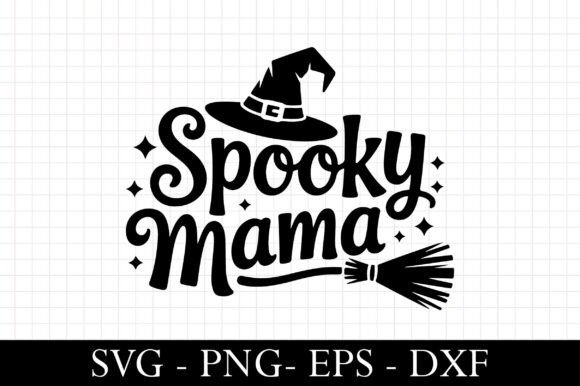 Spooky Mama Svg, Halloween Svg